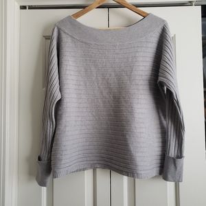 NWOT gray boatneck top!